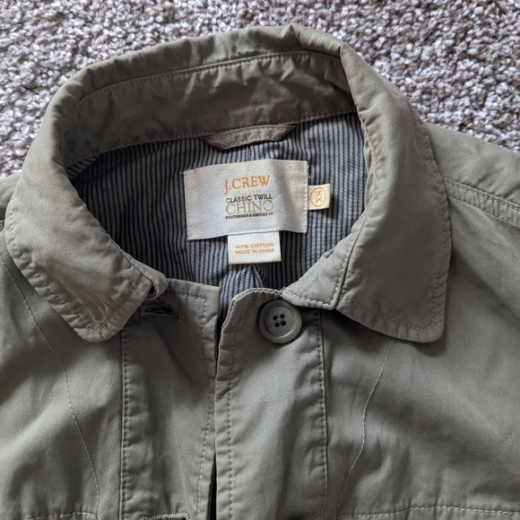 JCrew Green Utility Jacket - Picture 2 of 5